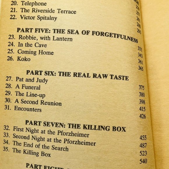 Koko by Peter Straub 1989 Paperback 1st Signet Printing Target Books Vintage - Picture 8 of 12